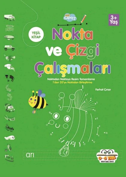 Nokta ve Çizgi Çalışmaları Yeşil Kitap ürün görseli