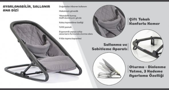 BabyDoor Tiny Ana Kucağı Anadizi Ev Tipi Anakucağı - 3