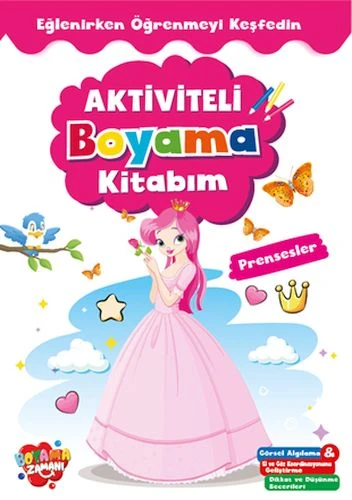 Aktiviteli Boyama Kitabı Prensesler ürün görseli