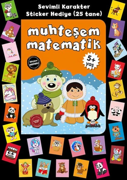 Stickerlı 5+ Yaş Muhteşem Matematik ürün görseli