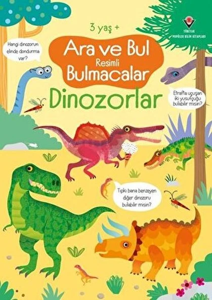 Ara ve Bul Resimli Bulmacalar - Dinozorlar ürün görseli