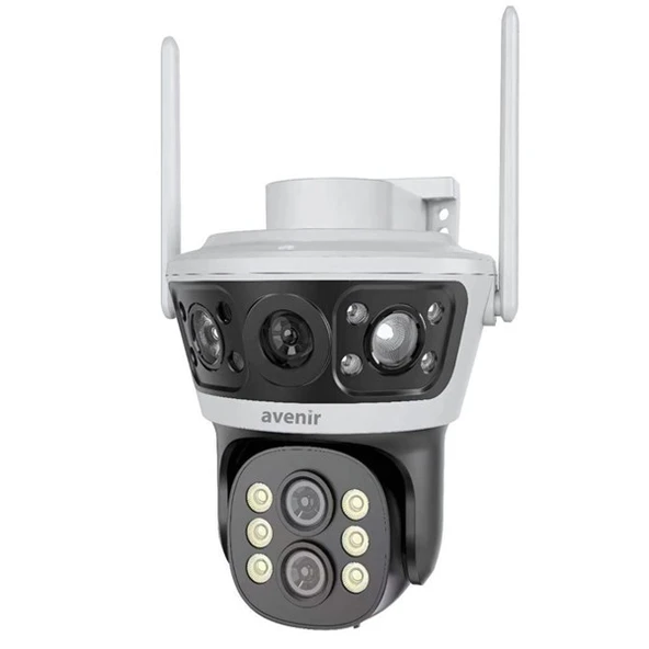 AVENIR 4MP AV-S303 10X ZOOM ÇİFT KAMERALI WIFI PTZ KAMERA - 2