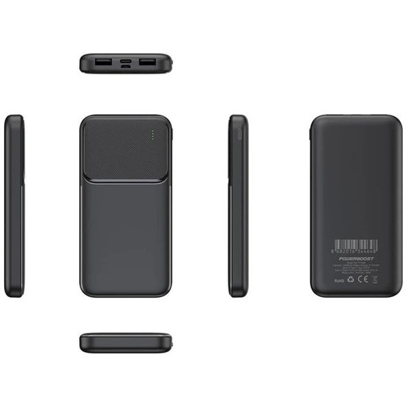 POWERBOOST LITE 100B 10000mAh 10W Type-C Out Siyah Taşınabilir Şarj Cihazı Powerbank - 3