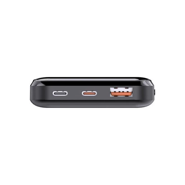 POWERBOOST NIGHT 115B 10000mAh 22.5W LCD GizliLED Siyah Taşınabilir Şarj Cihazı Powerbank - 5