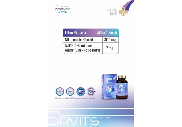 Forvits Lab NADH NR 30 Kapsul - 3