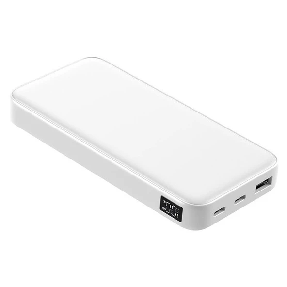 POWERBOOST PRIME 130W 10000mAh 22.5W Dahili Kablolu LCD Beyaz Taşınabilir Şarj Cihazı Powerbank - 4