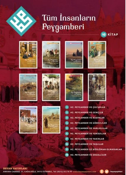 Tüm İnsanların Peygamberi Serisi (10 Kitap) ürün görseli