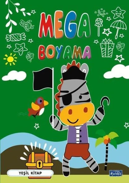 Mega Boyama Yeşil Kitap ürün görseli