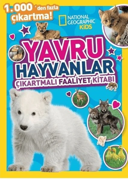 National Geographic Kids Yavru Hayvanlar Çıkartmalı Faaliyet Kitabı ürün görseli