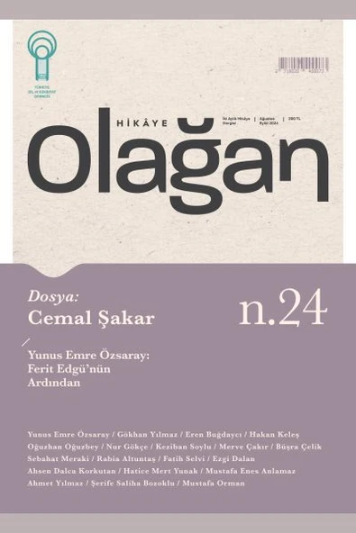 Olağan Hikaye (24. Sayı) - 1