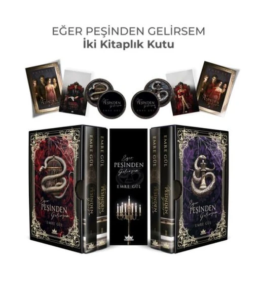 Eğer Peşinden Gelirsem Serisi - İki Kitaplık Kutu (Ciltli) ürün görseli