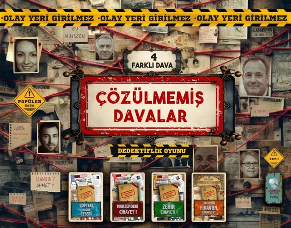 Çözülmemiş Davalar Kutulu Set ürün görseli