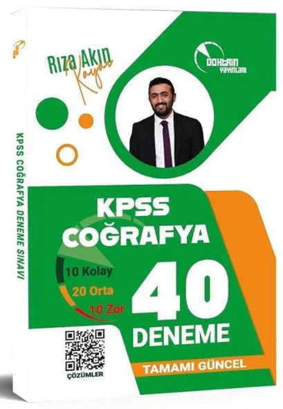 Doktrin KPSS Coğrafya 40 Deneme Çözümlü - 1