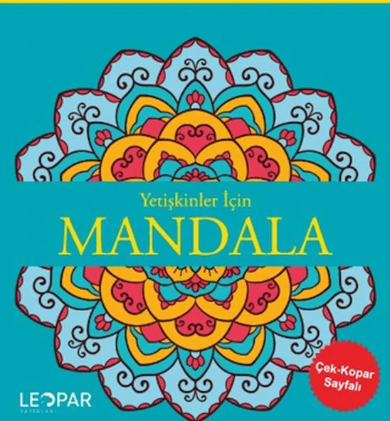 Yetişkinler İçin Mandala - Mavi ürün görseli