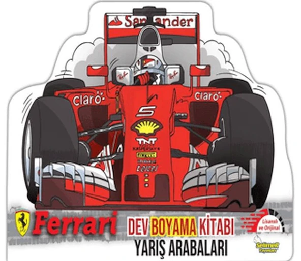 Ferrari Dev Boyama Yarış Arabaları ürün görseli