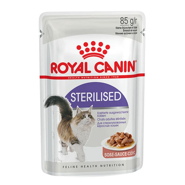 Royal Canin Sterilised Gravy Soslu Kısır Kedi Konservesi 85 Gr.x12 Adet ürün görseli 1