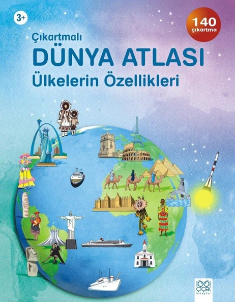 Çıkartmalı Dünya Atlası / Ülkelerin Özellikleri ürün görseli