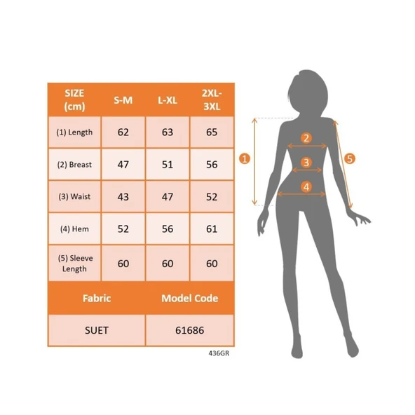 Lucky Life Kadın Uzun Kollu önü Açık Yakalı Süet Ceket - Resim 5