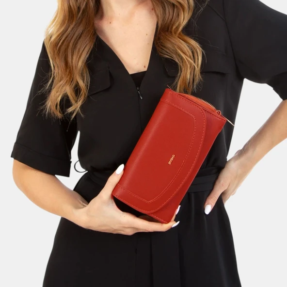 Lederax Suni Deri Kadın Kartlık ve Cüzdan LD568 - Resim 5