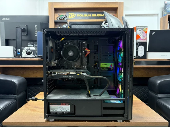 Thermaltake Kasa AMD Ryzen 5 3500X 16GB RAM 240GB SSD+1TB HDD GTX1660 Super Gaming PC (İKİNCİ EL)