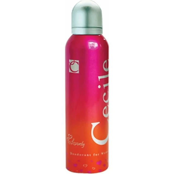 Cecile Lovely Kadın Sprey Deodorant 150 ML - 1