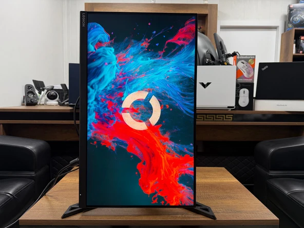 Lenovo Legion R27QE 27” IPS 2K Pivot 180Hz 0.5ms Oyuncu Monitörü 67C5GAC1TK (İKİNCİ EL) - Resim 2