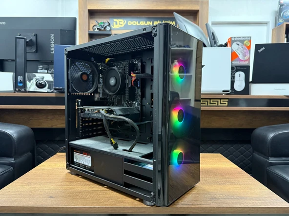Thermaltake Kasa AMD Ryzen 5 3500X 16GB RAM 240GB SSD+1TB HDD GTX1660 Super Gaming PC (İKİNCİ EL) - 3