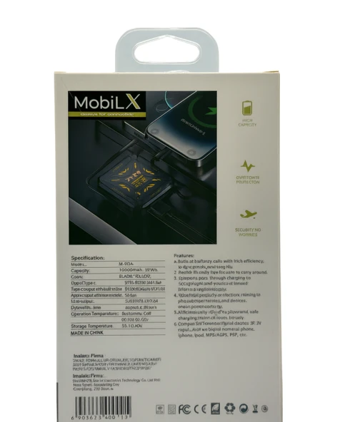 Mobilx 10000 mAh 22.5W Hızlı Şarj Powerbank - 3