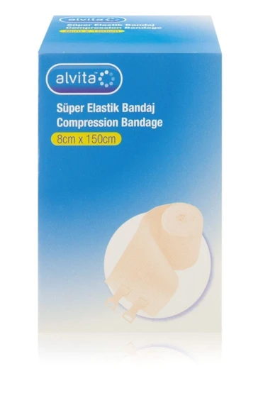 ALVITA ELASTIK BANDAJ 8CMX1,5M - 2
