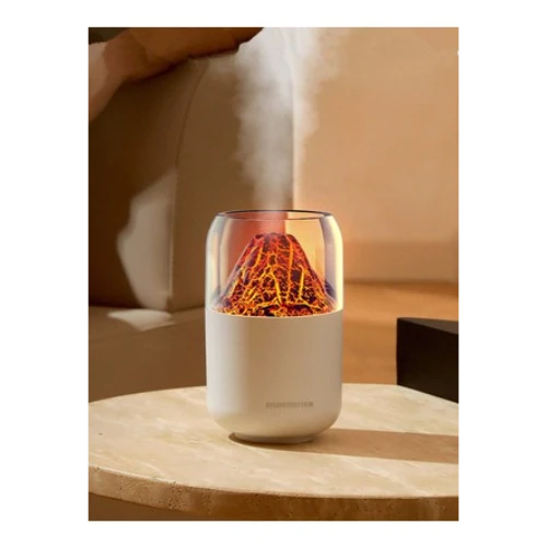 Y10 Hava Nemlendirici Volkanik Tasarım Humidifier Ultrasonik Sessiz Buhar Makinesi Aroma Difüzörü - 2