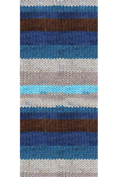 5 Adet Vega Stripe Premium Akrilik El Örgü İpi Yünü No: 82422 - 2