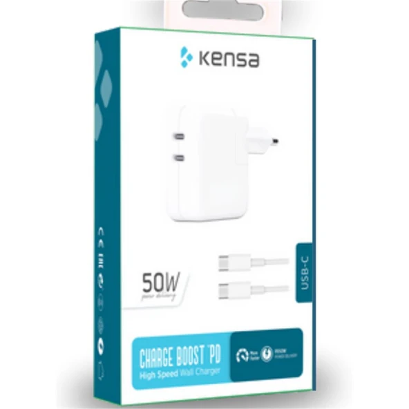 Kensa Yeni Nesil Typc-E Şarj Cihazı 50W Hızlı - 2
