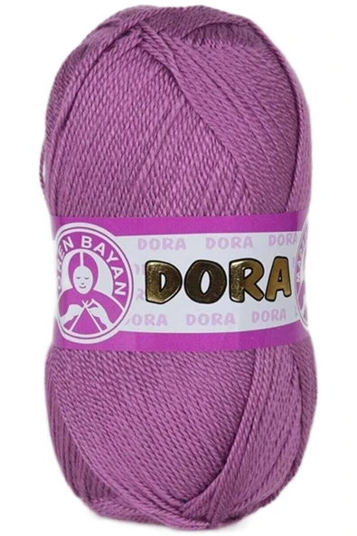 1 Adet Dora El Örgü İpi Yünü 100 gr 050 Eflatun