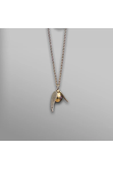 Snitch Golden Harry Potter Unisex Kadın Erkek Kolye - 2