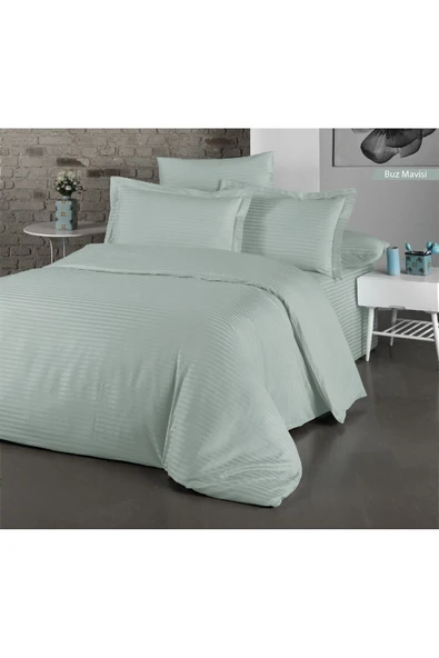 COTTON SHİNE SATEN PAMUKLU NEVRESİM TAKIMI PUKKAHOME - 2