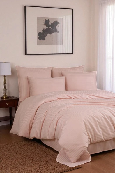 Cottonest SATEN NEVRESİM TAKIMI ÇİFT KİŞİLİK 200 X 220 PAMUKLU - 2