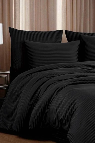 Cottonest SATEN NEVRESİM TAKIMI ÇİFT KİŞİLİK 200 X 220 PAMUKLU - 2