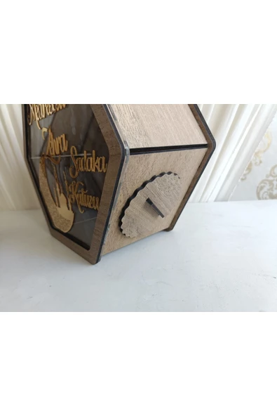 Cami Görselli Sadaka Kutusu (RAHAT AÇMA KAPATMA) - Resim 4