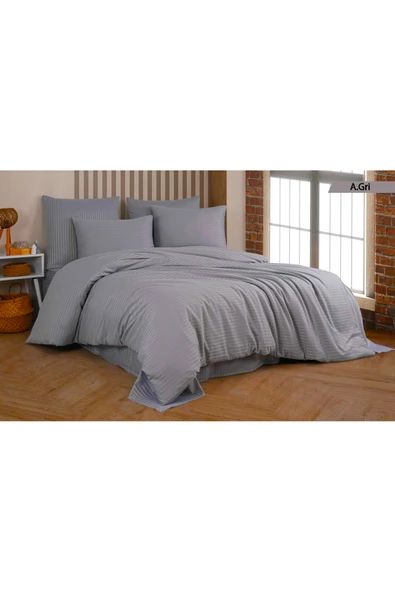 Cottonest SATEN NEVRESİM TAKIMI ÇİFT KİŞİLİK 200 X 220 PAMUKLU - 2