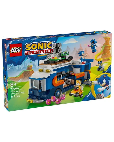Lego Sonic the Hedgehog Sonic Takımı Komuta Kamyonu 747 Parça 77006 ürün görseli 1