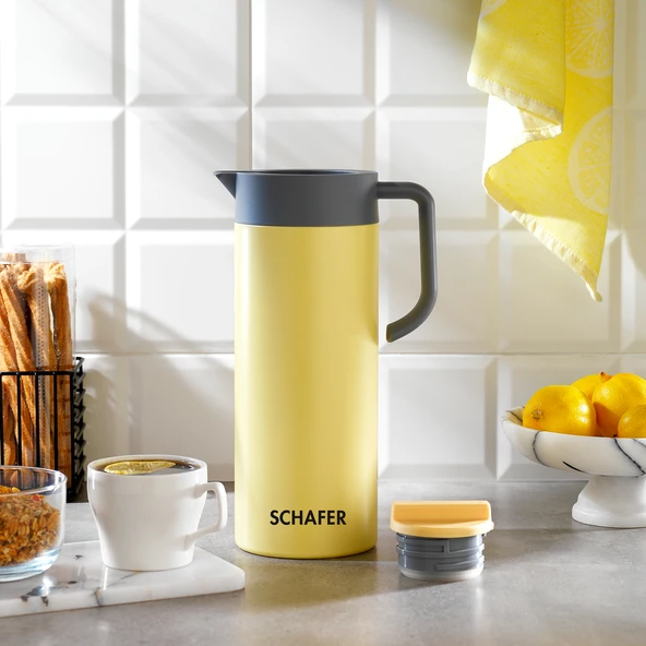 Schafer Click Termos 1.3 L-Sarı - 1