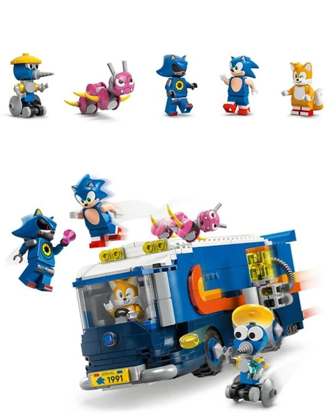 Lego Sonic the Hedgehog Sonic Takımı Komuta Kamyonu 747 Parça 77006 - Resim 3