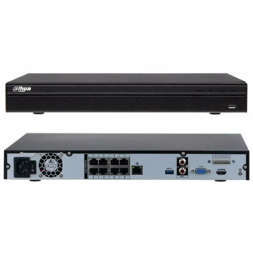 DAHUA  NVR4208-8P-4KS3 8 Kanal 1U 8PoE 4K H265 Lite NVR - 2