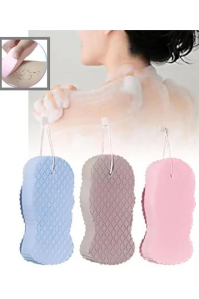 İB GLOBAL Sünger Çok Amaçlı Sihirli Peeling Süngeri Bebek Banyo Süngeri Duş Lifi Kıvrımlı Sünger Yumuşak Lif - 5