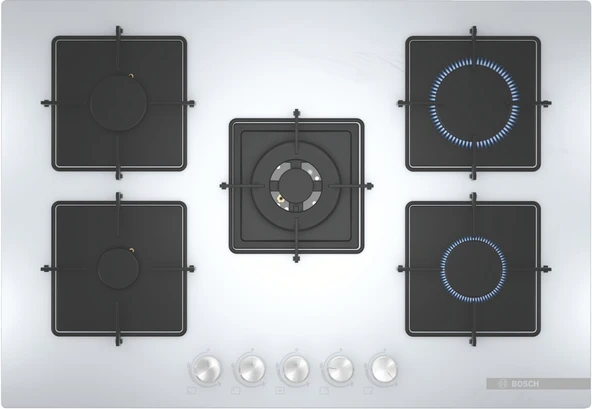 Bosch PNQ7B2O12O Wok Gözlü Ankastre Ocak Beyaz ürün görseli