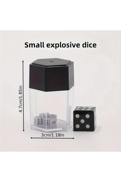 İB GLOBAL Patlayıcı Zar Sihir Numarası - Çiftler, Parti Performansları & Hediyeler İçin Mükemmel, Akrilik, - Resim 5