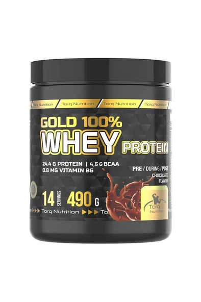 Torq Nutrition Gold %100 Whey Protein Tozu Çikolata 490 Gr - 14 Servis
