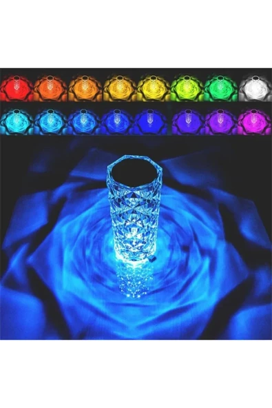 İB GLOBAL Kristal Led Dokunmatik Masa Lambası - 1