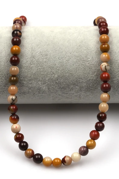 Mookaite Jasper Doğal Taş Dizi 6 mm Küre Kesim - Resim 2