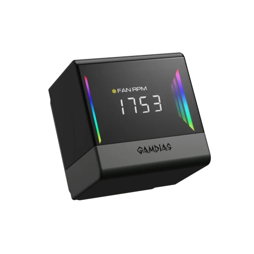 GAMDIAS CHIONE E4-240, 240mm, ARGB, 2 Fanli, Dijital Ekran, CPU Sivi Sogutma - 3